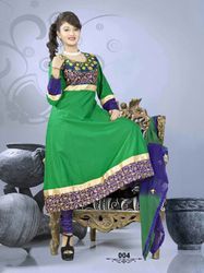 Manufacturers Exporters and Wholesale Suppliers of Glamours Anarkali Suit Surat Gujarat
